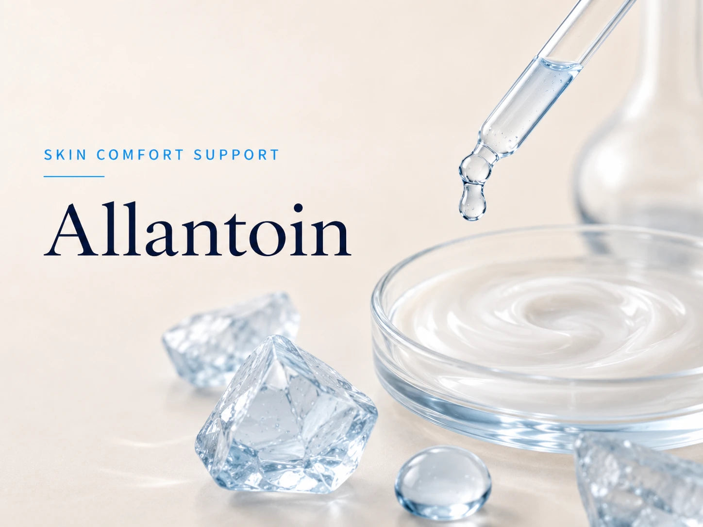 Allantoin skin comfort ingredient visual