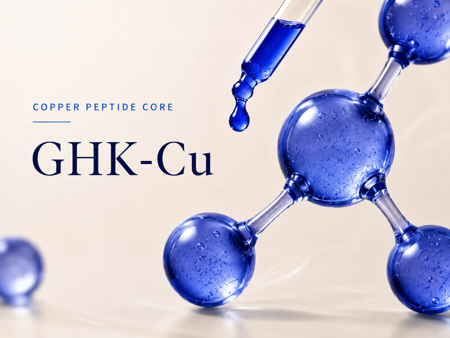 GHK-Cu copper peptide ingredient visual