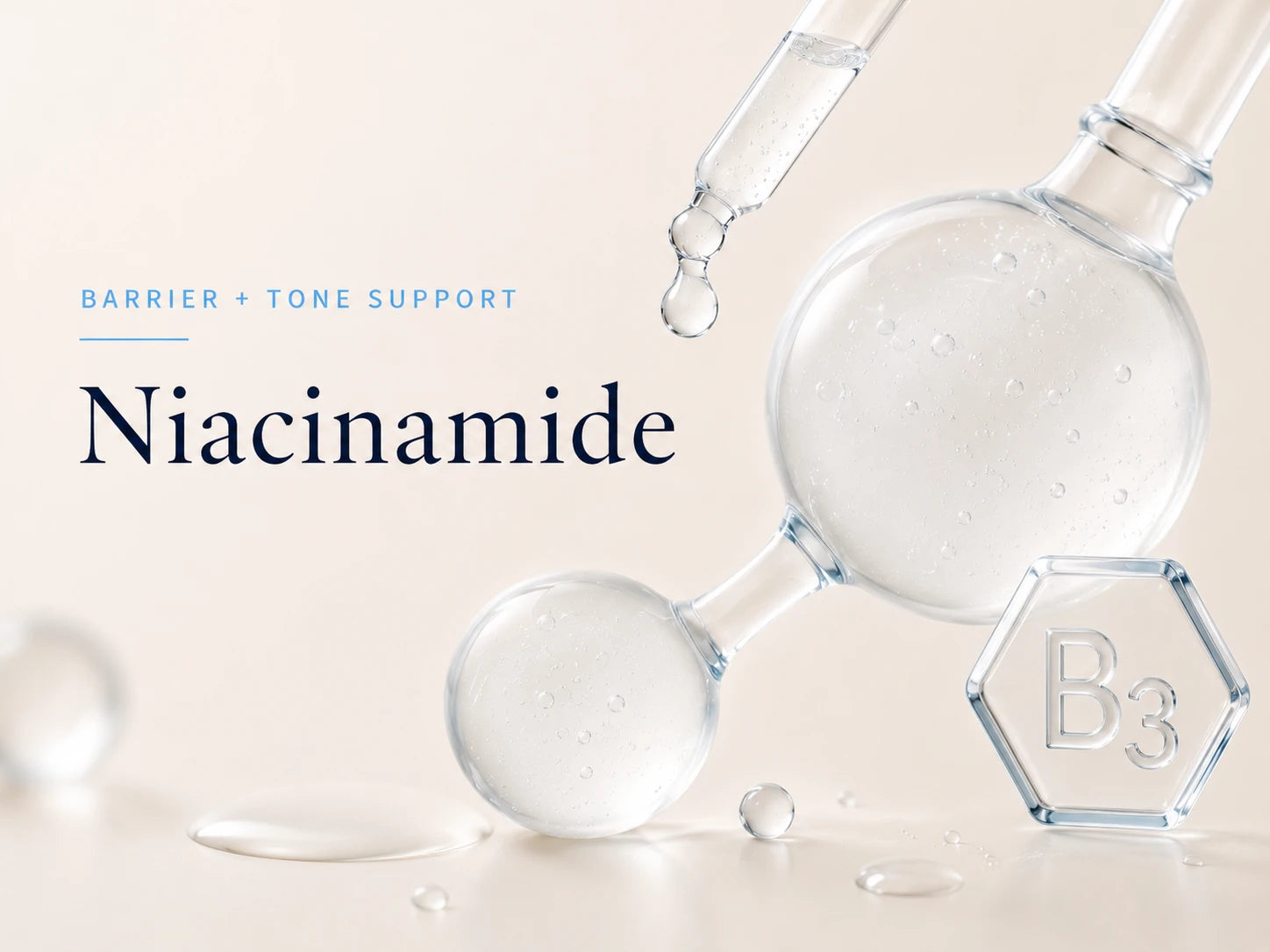 Niacinamide ingredient visual