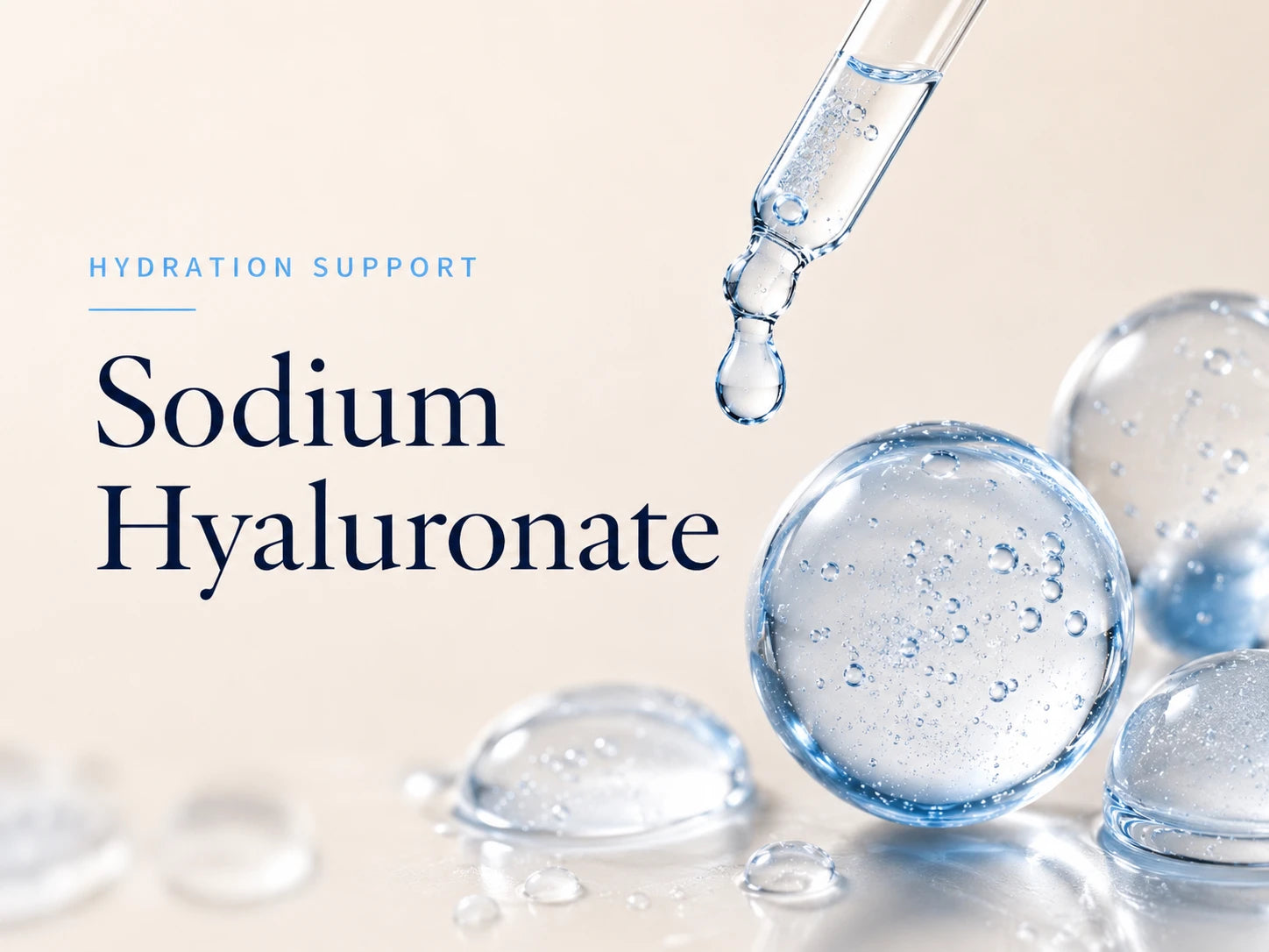 Sodium Hyaluronate hydration ingredient visual